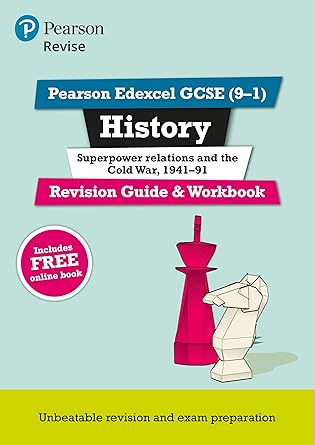 Pearson Revise Edexcel Gcse History Superpower Relations And The Cold War Revision Guide And Workbook