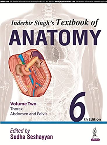 Inderbir Singhs Textbook of Anatomy Vol 2 Thorax Abdomen and Pelvis 6th Ed