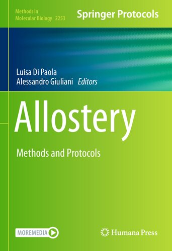 Allostery Methods and Protocols by Luisa Di Paola