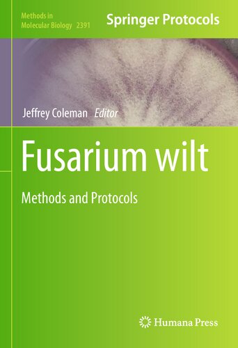 Fusarium wilt Methods and Protocols