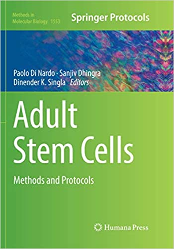 Adult Stem Cells Methods and Protocols