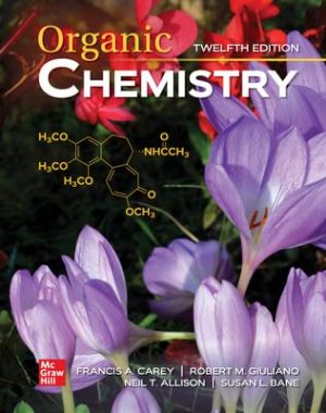 Organic Chemistry 12th Edition By Francis A Carey