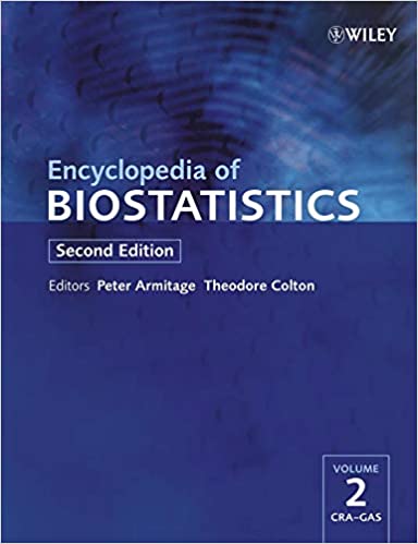 Encyclopedia of Biostatistics 2nd Edition