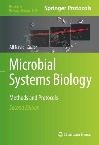 Microbial Systems Biology Methods and Protocols 2nd Edition