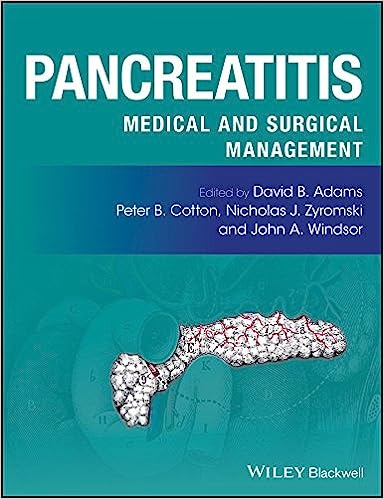 Pancreatitis Medical and Surgical Management