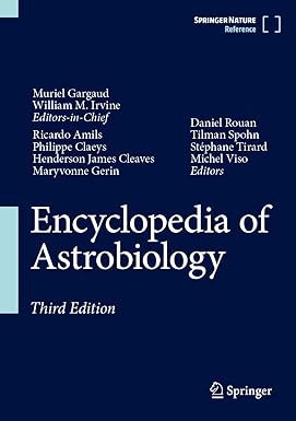 Encyclopedia of Astrobiology 3rd Edition