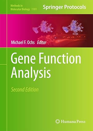 Gene Function Analysis 2nd Edition