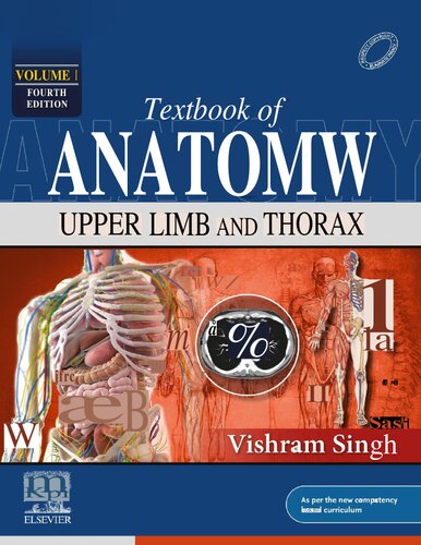Textbook of Anatomy Upper Limb and Thorax 4th Edition By VISHRAM SINGH