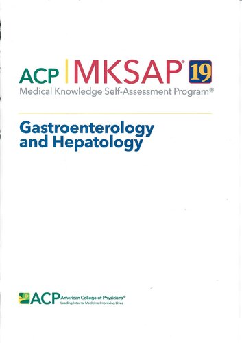 MKSAP 19 Medical Knowledge Self Assessment Program 13 Volume Complete Set